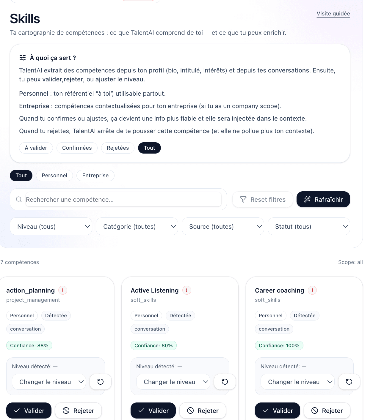 Extraction de compétences