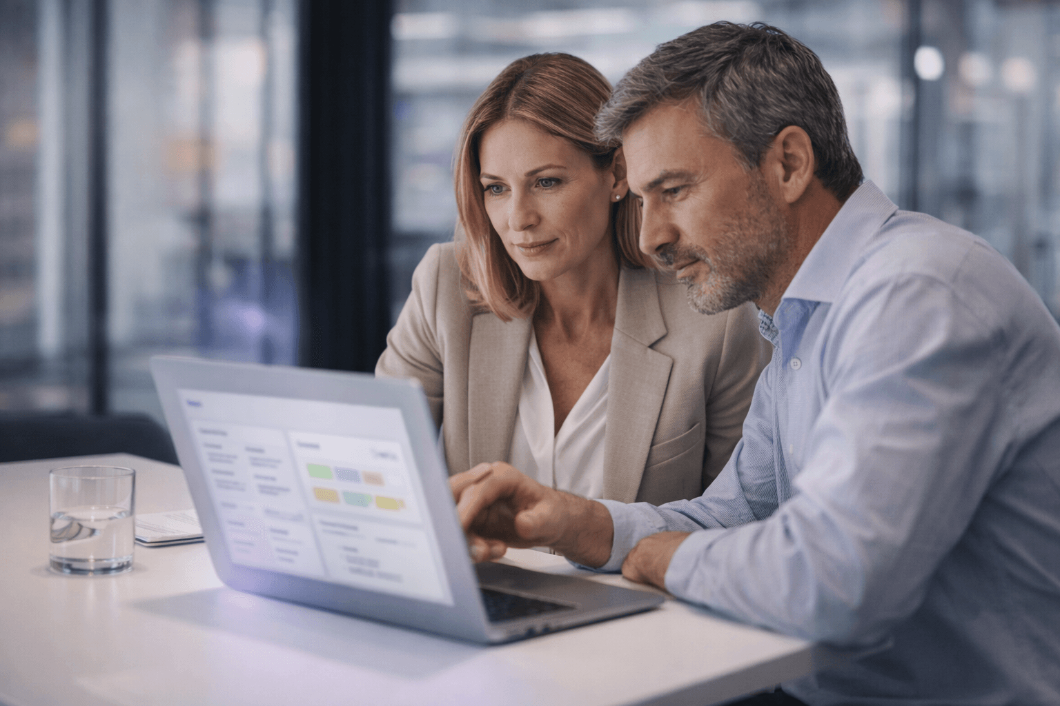 RH et manager analysant des opportunités internes via un matching compétences-poste.